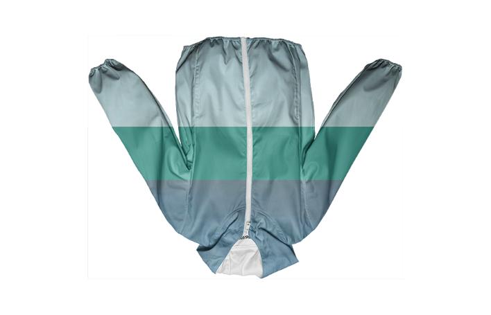 Raincoat With Teal