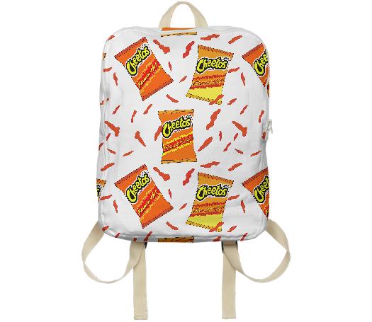 Flamin Hot Cheetos pattern Backpack