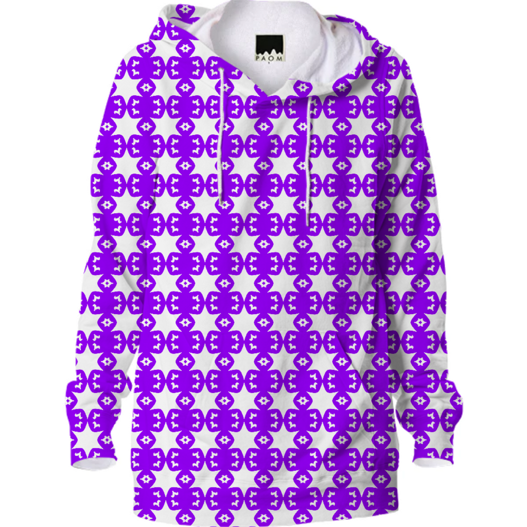 Purple and White Star Pattern