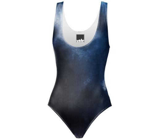 Watercolor Blue Swimsuit