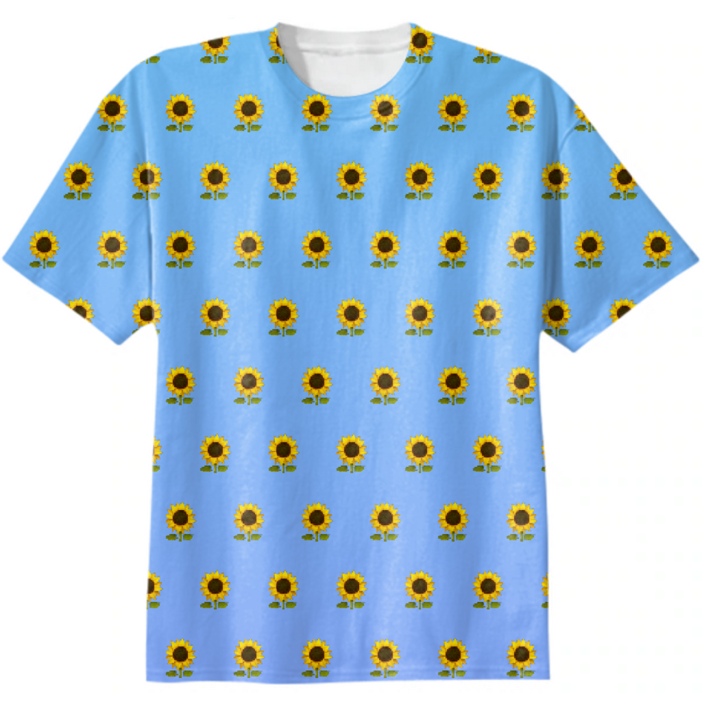 Sunflower Pixel Art Pattern