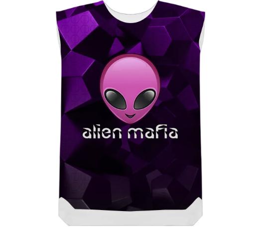 Pink Alien Mafia Shift Dress