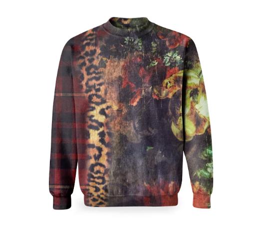 TRACY PORTER BLACK GARDEN SWEATSHIRT