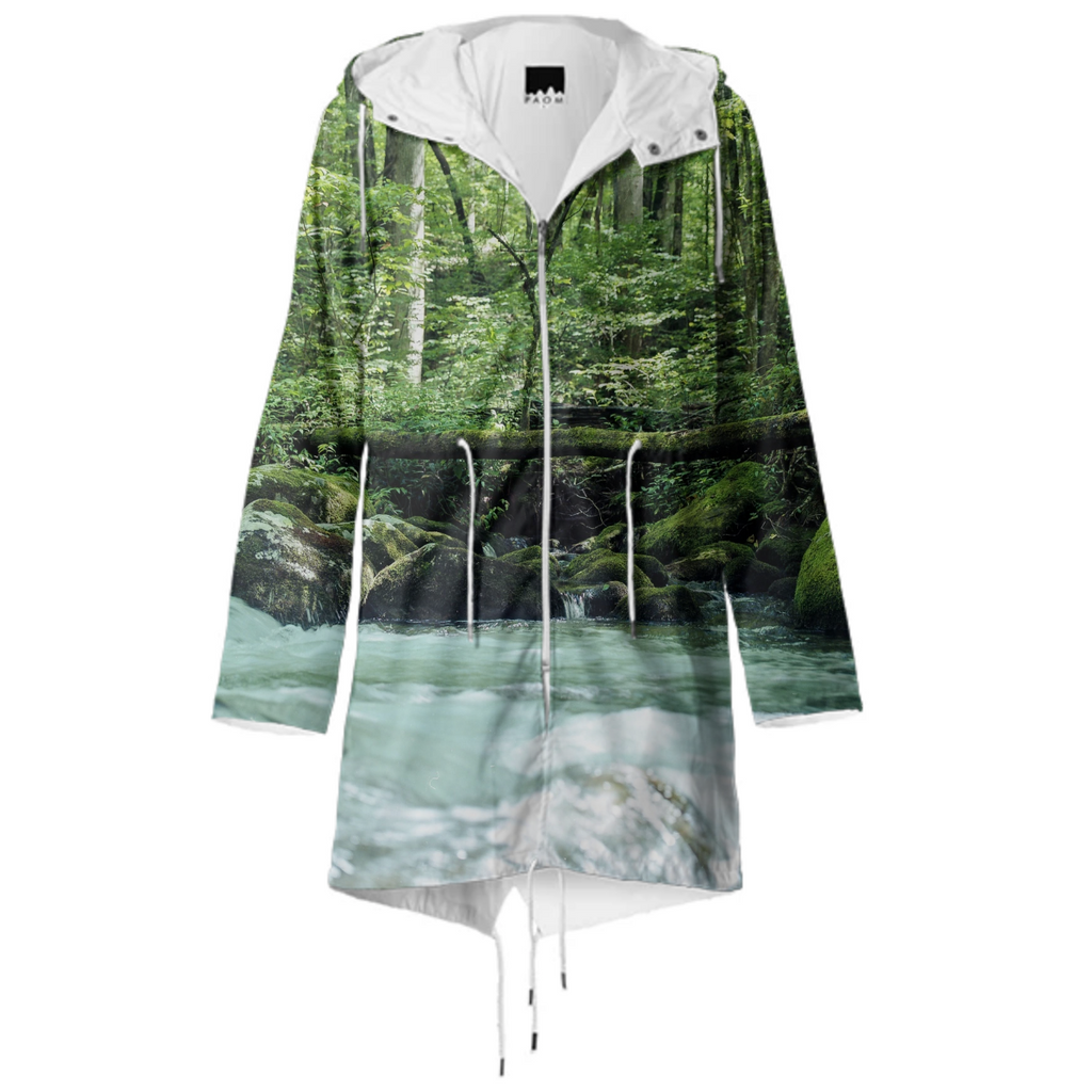 Creek flow raincoat