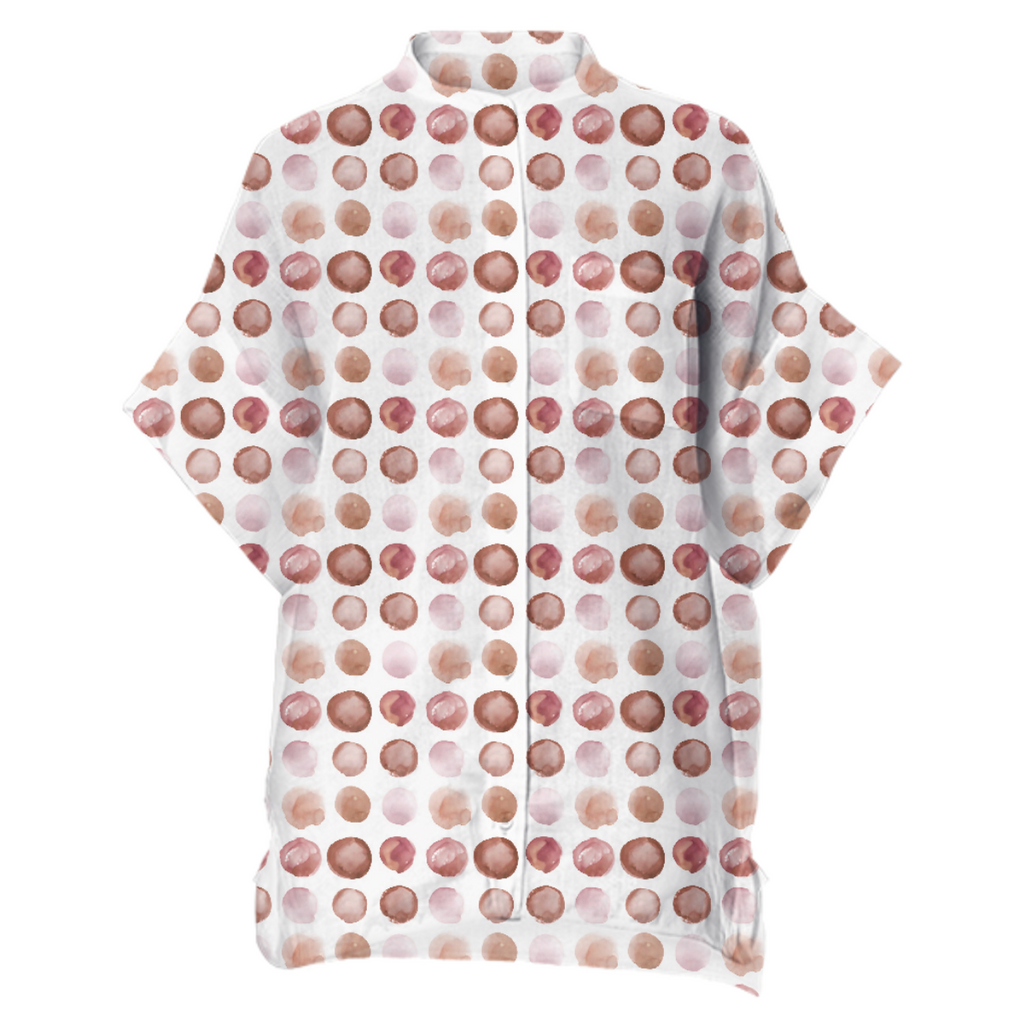 Coral Sea Glass Juul Linen Shirt