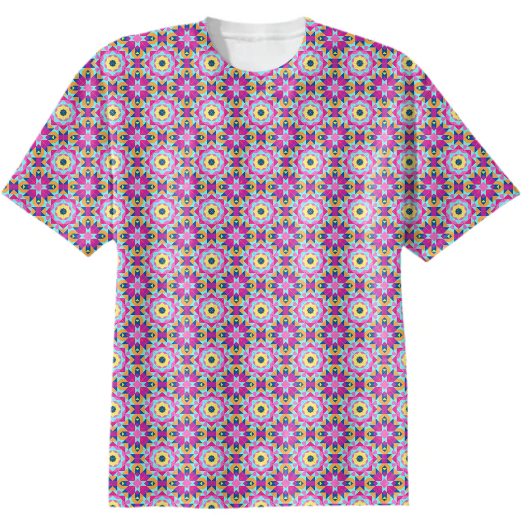 Neon Pattern T-shirt #6