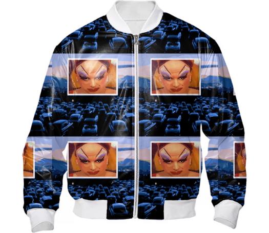 Baltimore Divine Drive In parody bomber jacket