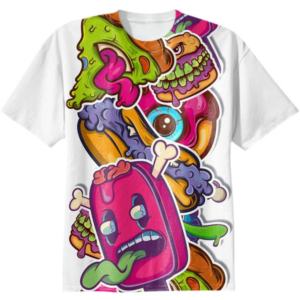 Sweet Zombie Art T-Shirt 🍦