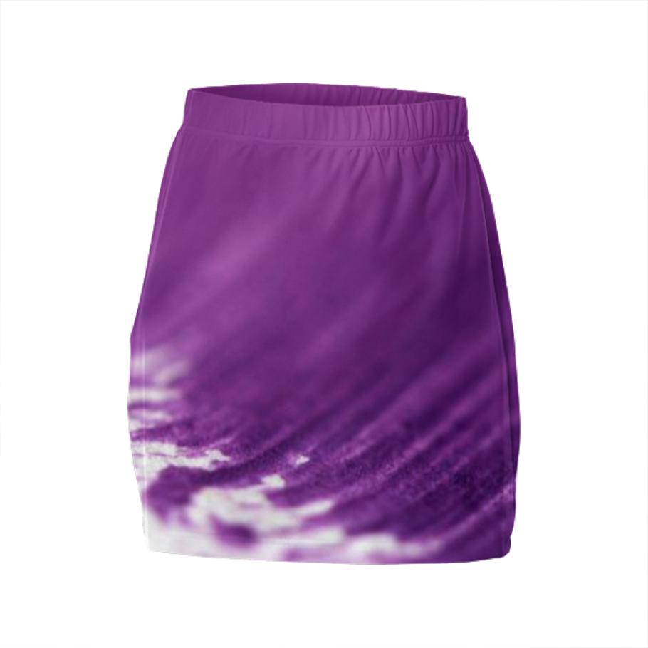 Luxury designers Vintage Skirt PURPLE LOOK