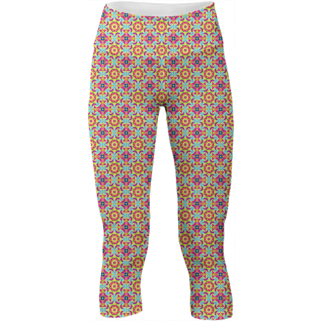 Neon Pattern Yoga Pants #2