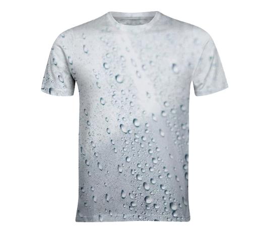 Silver Water Drops Tee