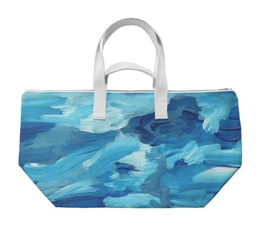 Blue Waters Weekender Bag by Amanda Laurel Atkins