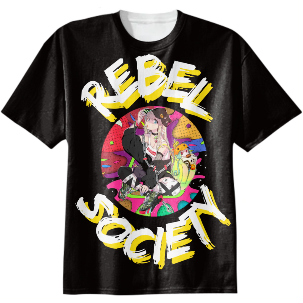 rebel society psychedelic girl