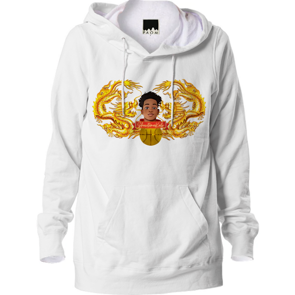 SHOWTIME KELV WHT LOGO HOODIE