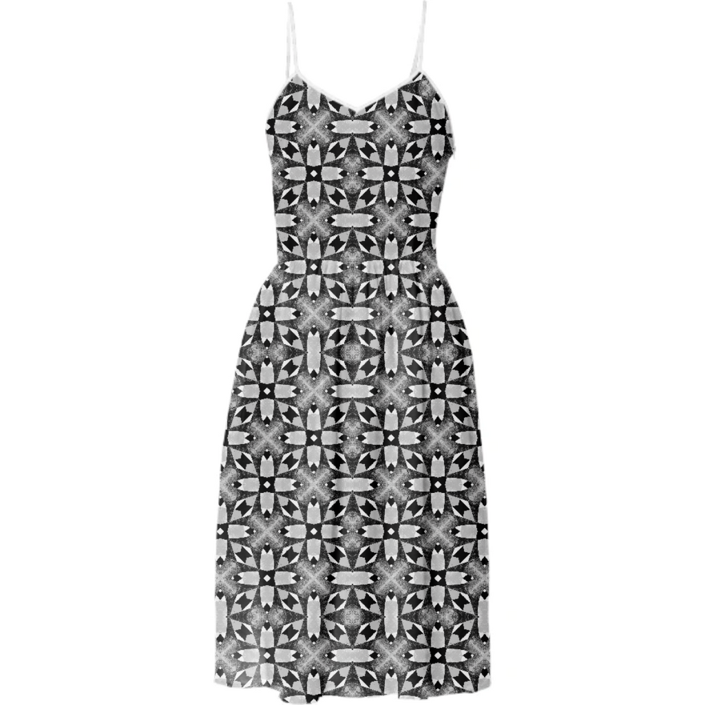 Geometry Bold Print Block Black and White