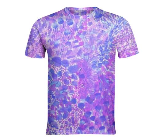 Ultra Violet Basic T Shirt by Amanda Laurel Atkins