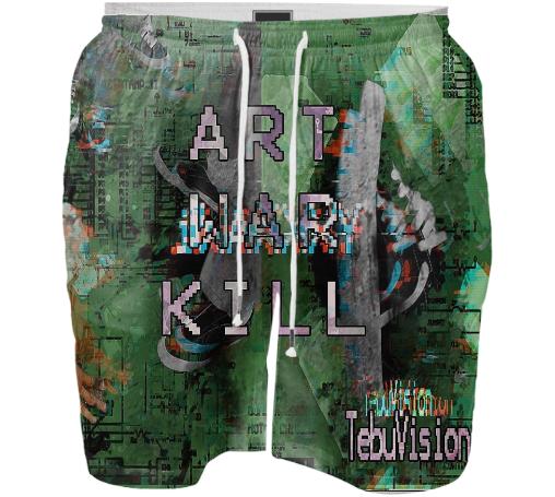 ArtWarKill Swimming Short