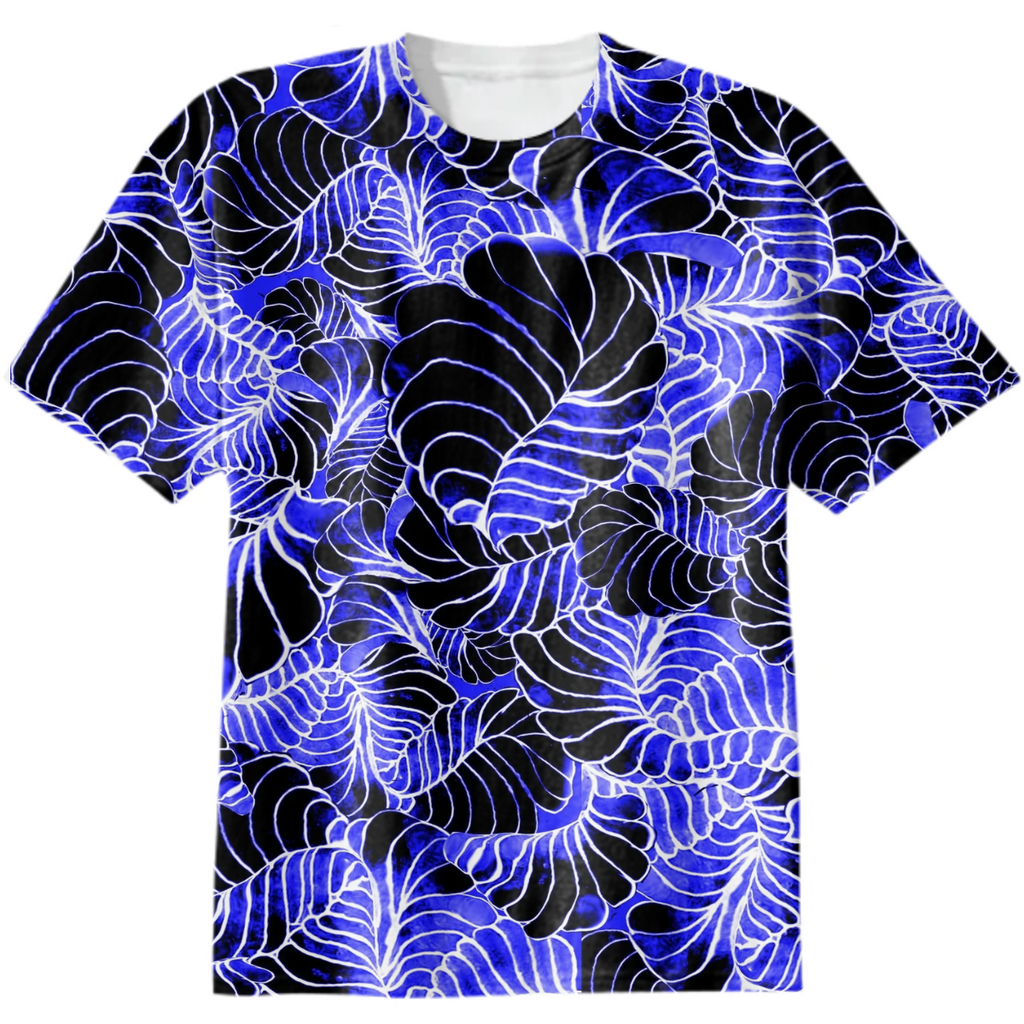 monochrome, whirl, spirals, white, black, blue, illusion