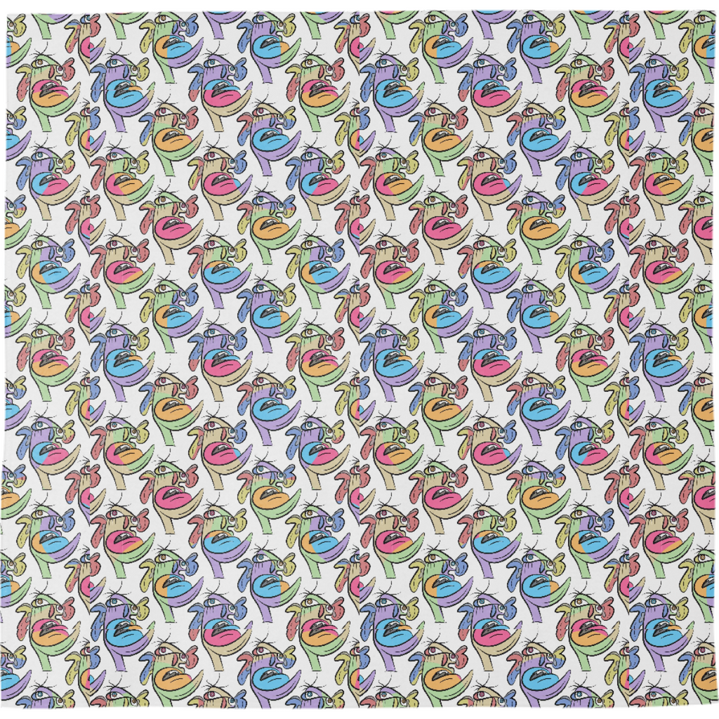 multi color scrub print