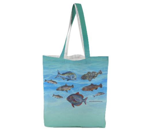 Andrew Ward Art Fish tote bag