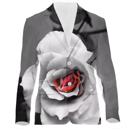 White Rose Suit Coat