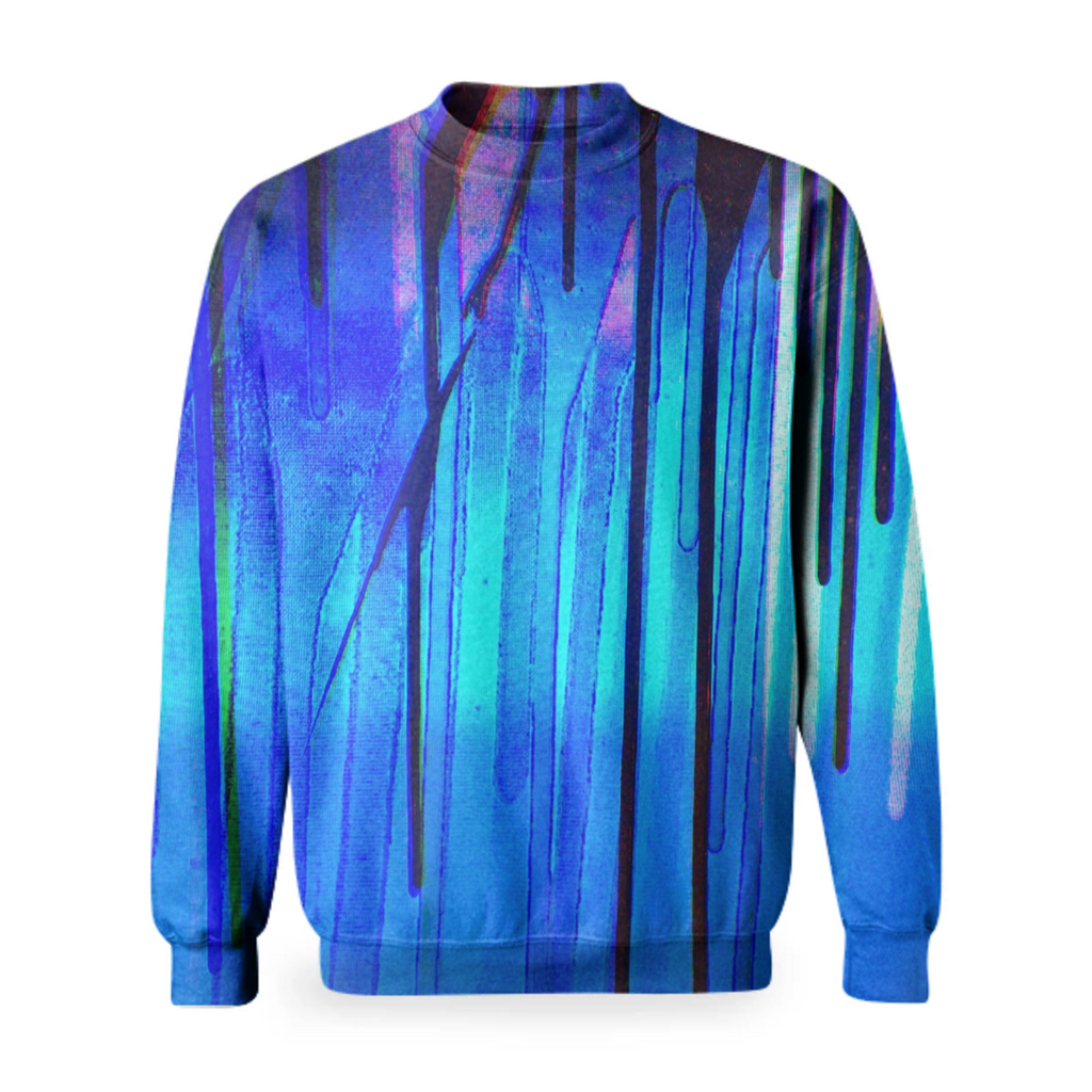 Drip Glitch Crewneck