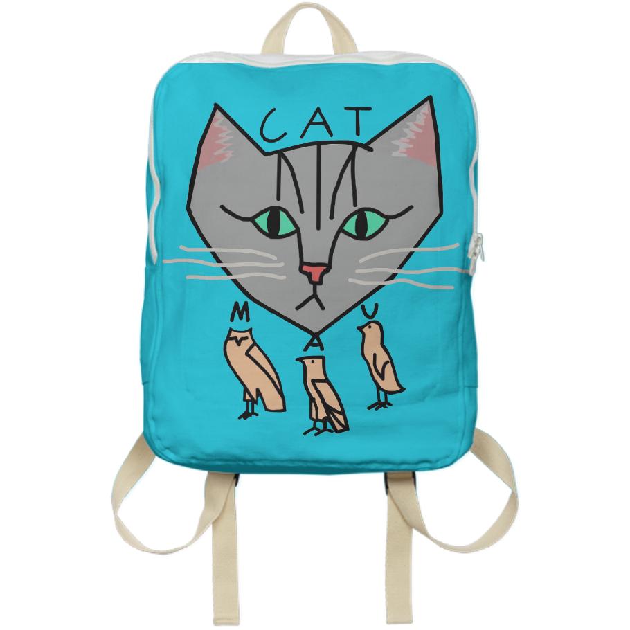 The Cat is Mau Backpack