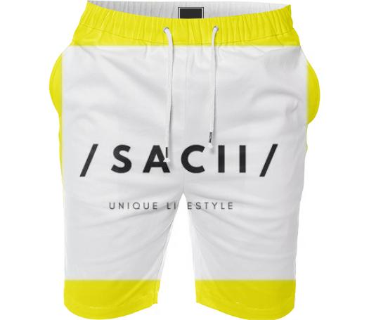 SaCii Yellow Summer Shorts