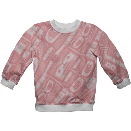 Pink chilkat sweatshirt