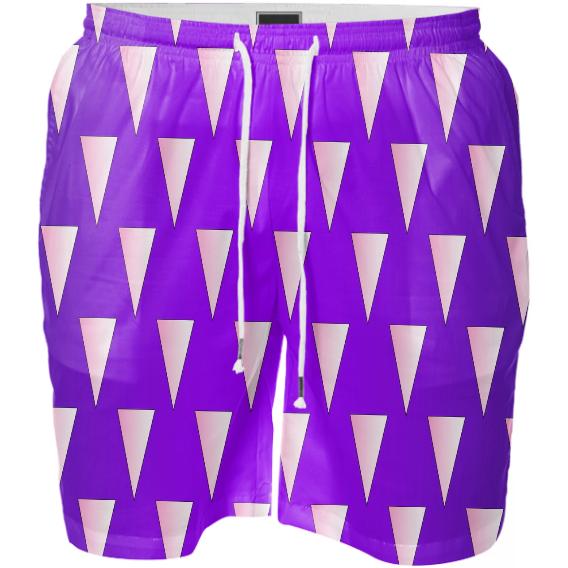 Triangles on purple back