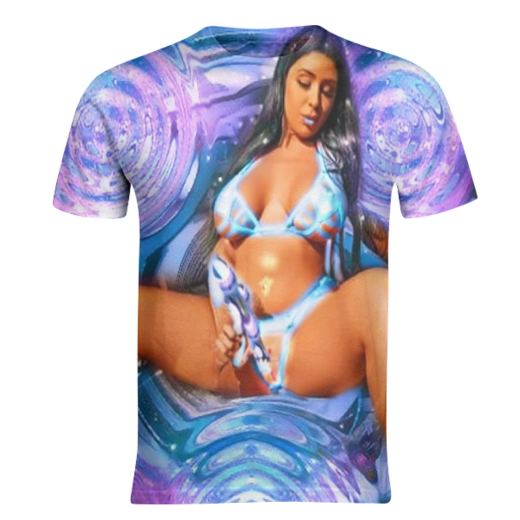 Mercurial Vibrator Space Gun Woman T Shirt