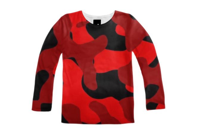 black and red abstract