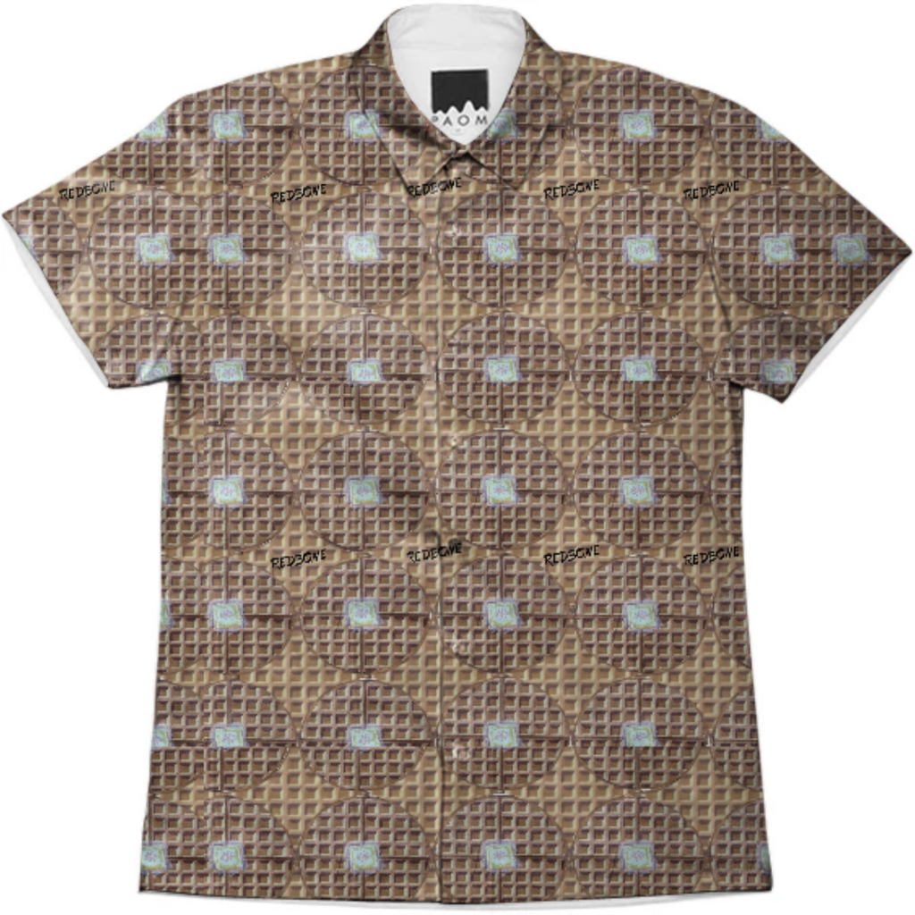 Redbone Waffle Button Up