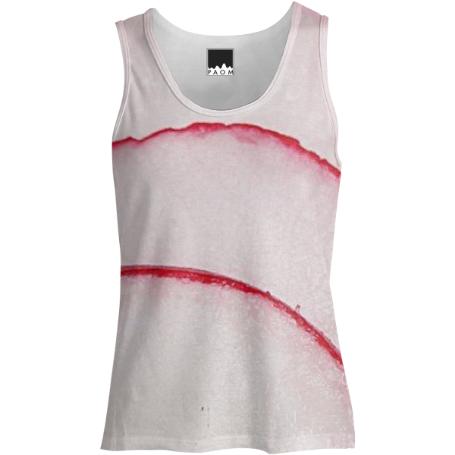Tank top white and red