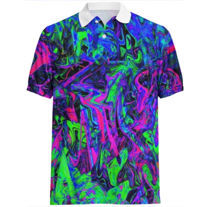 PlurthONEarth Abstract Polo Shirt