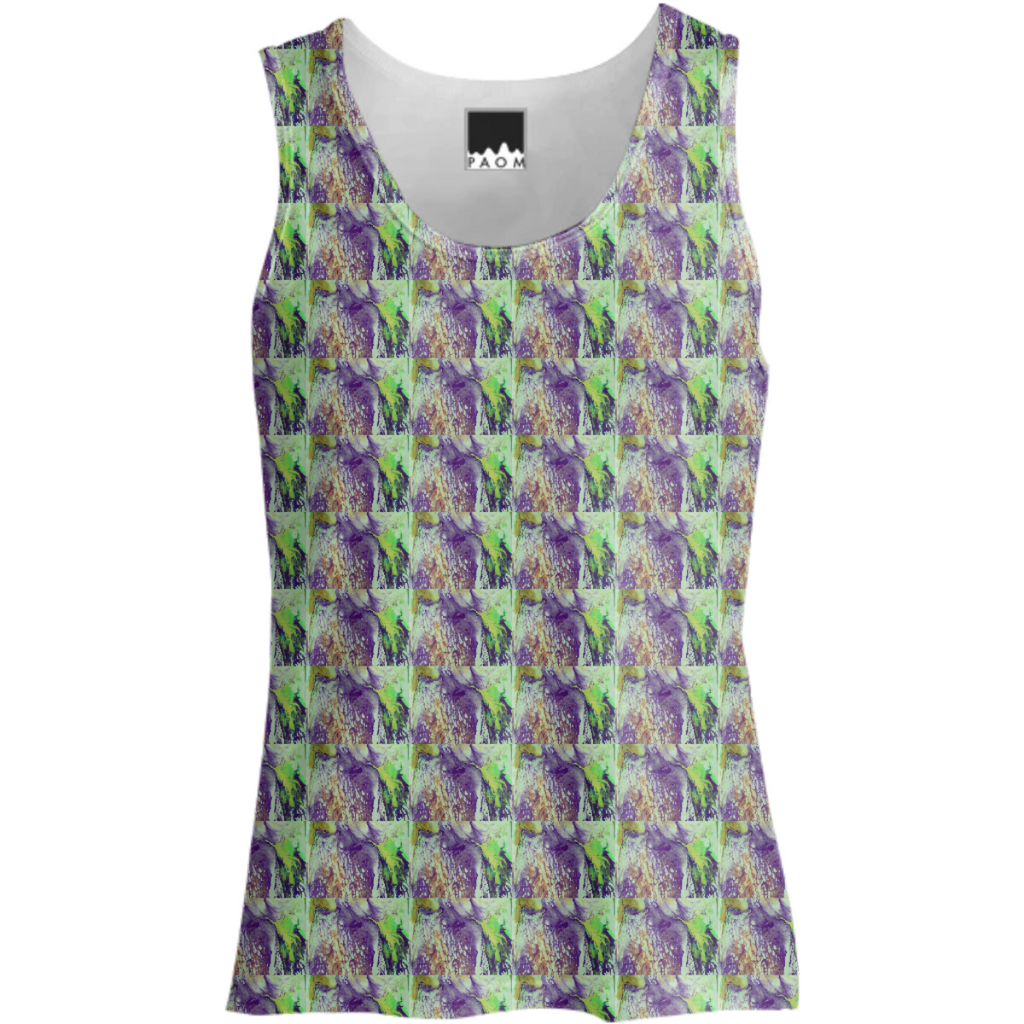 Purple and Green Tank