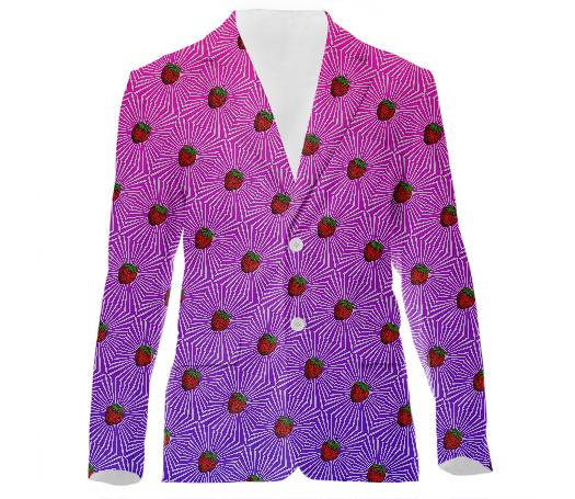 Trippy Strawberry Suit jacket