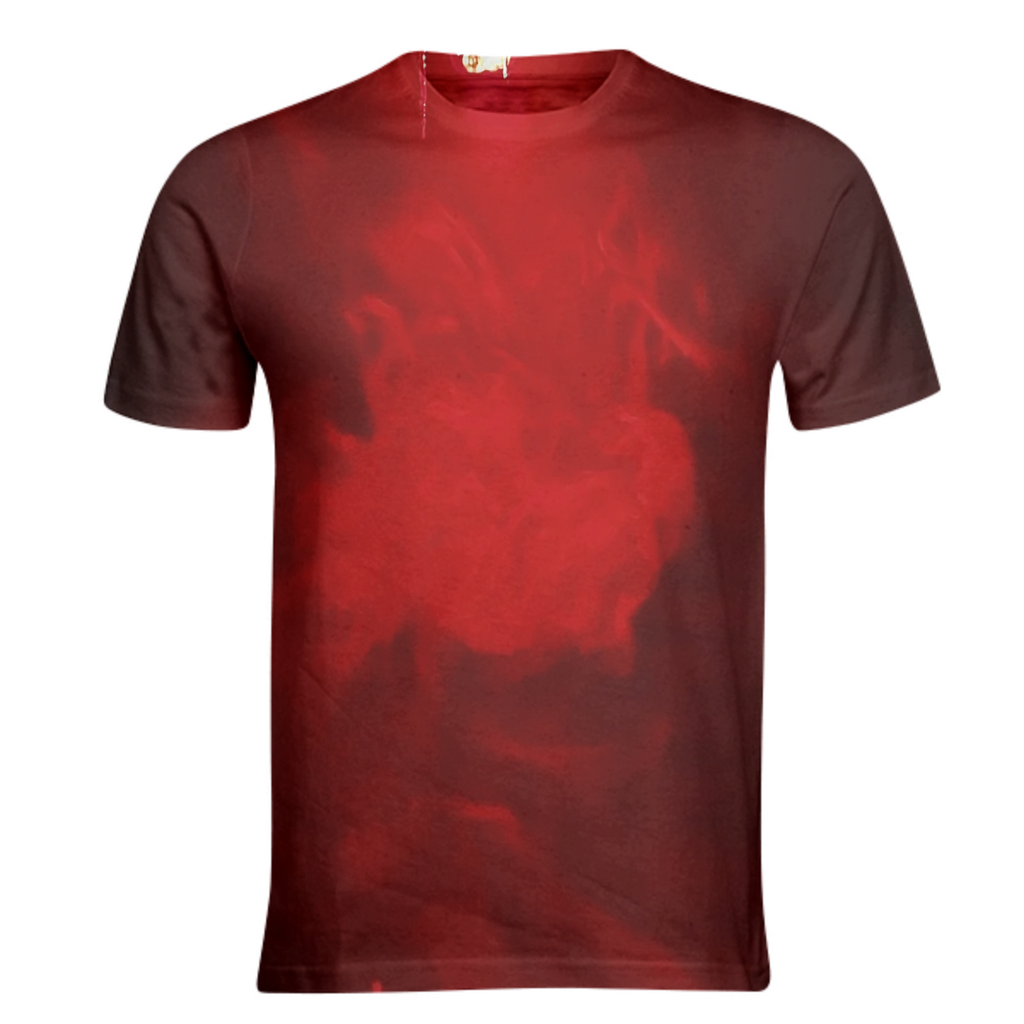 Fitted tee (red smoke)