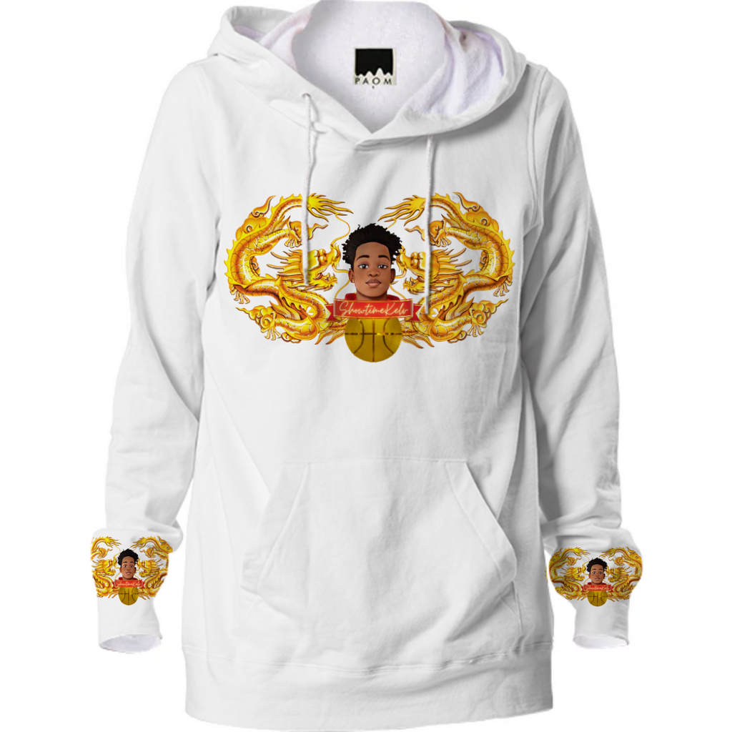 SHOWTIME KELV WHT HOODIE