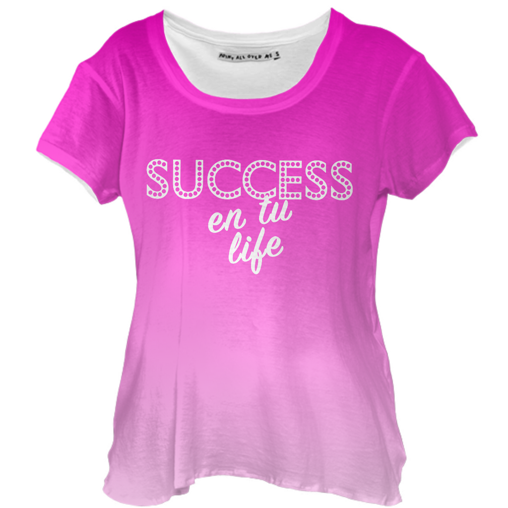 Success en Tu Life the Movie pink tee