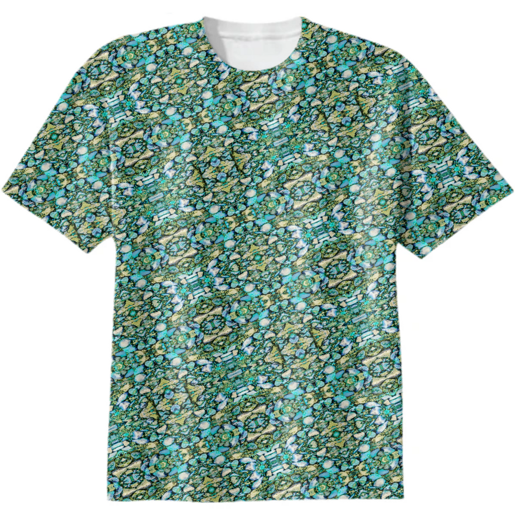 Stones Ornament Mosaic Print Pattern