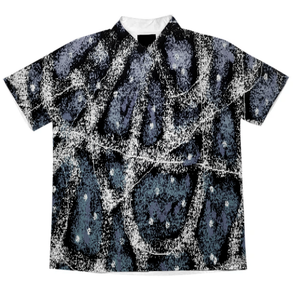 Glitchy Grunge Abstract Print