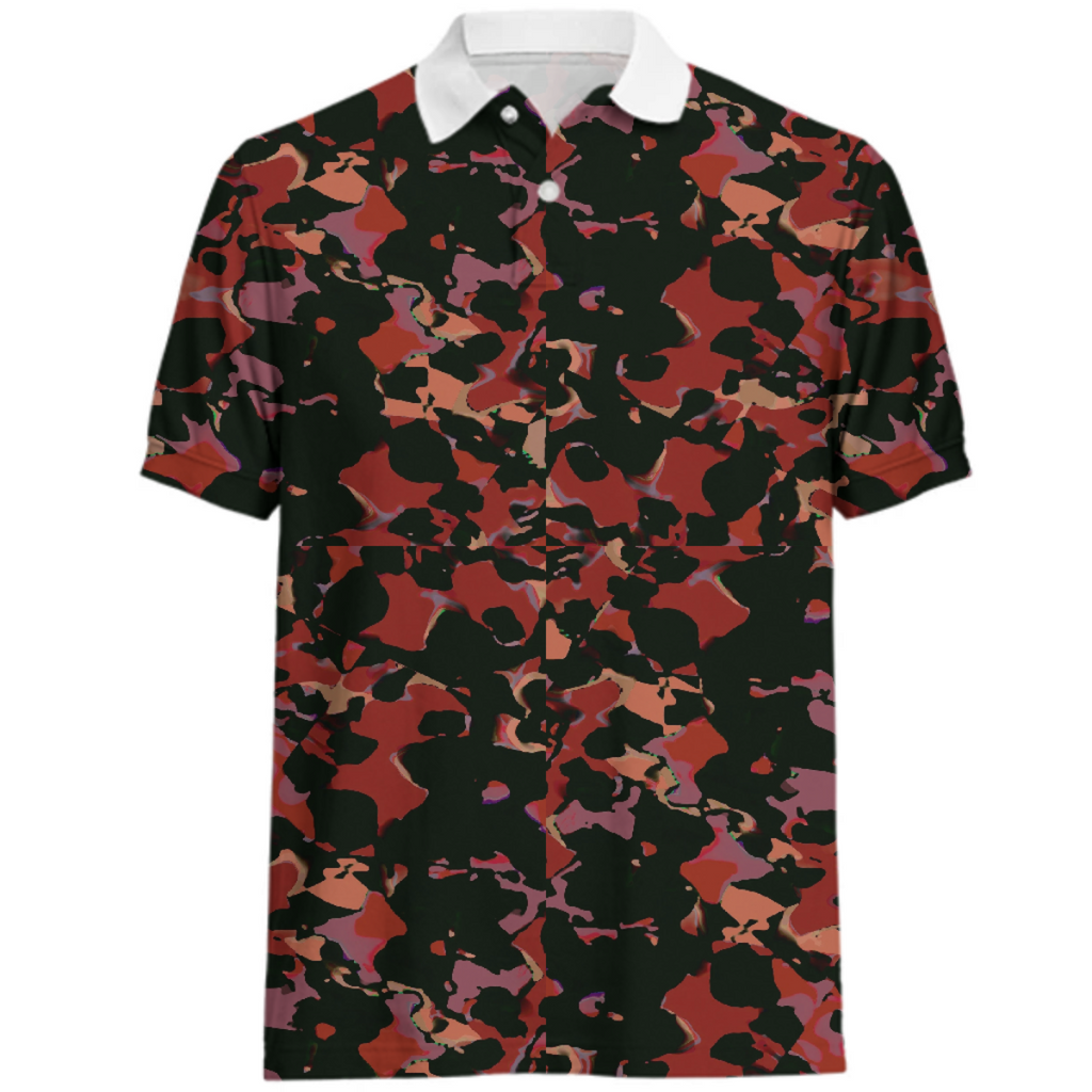 Dark Modern Camo Print