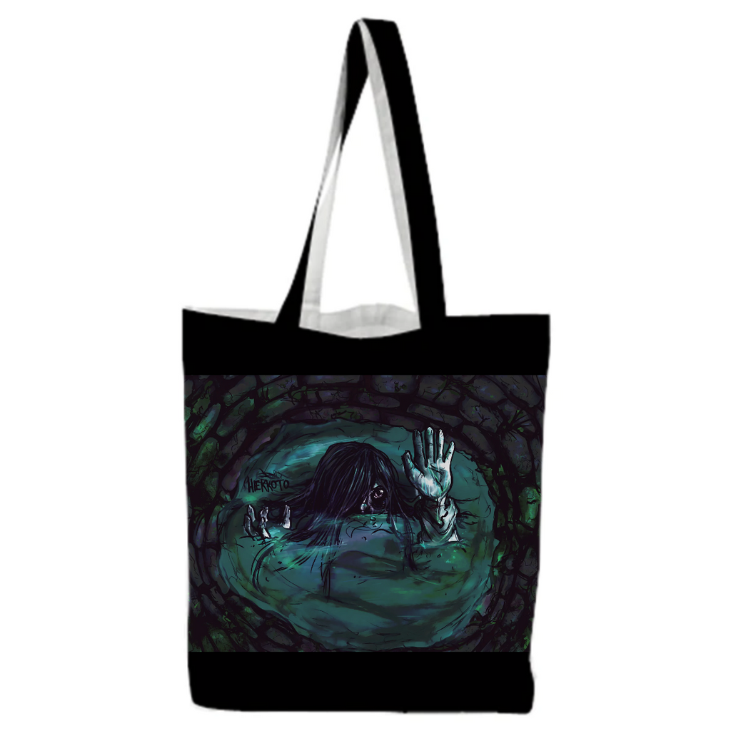 Samara Morgan the Ring monster horror movie tote bag