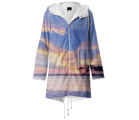Wild beach raincoat