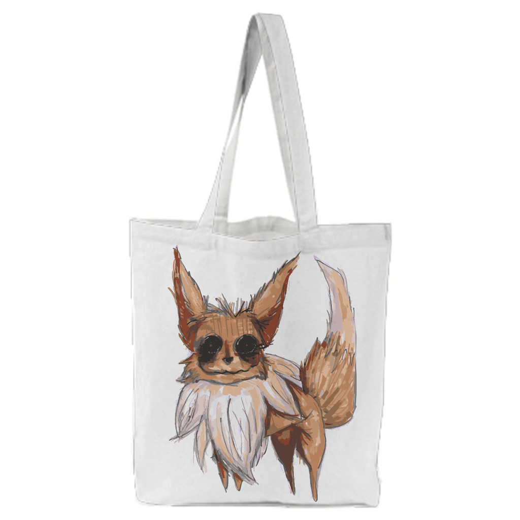 Eevee pokemon horror monster tote bag