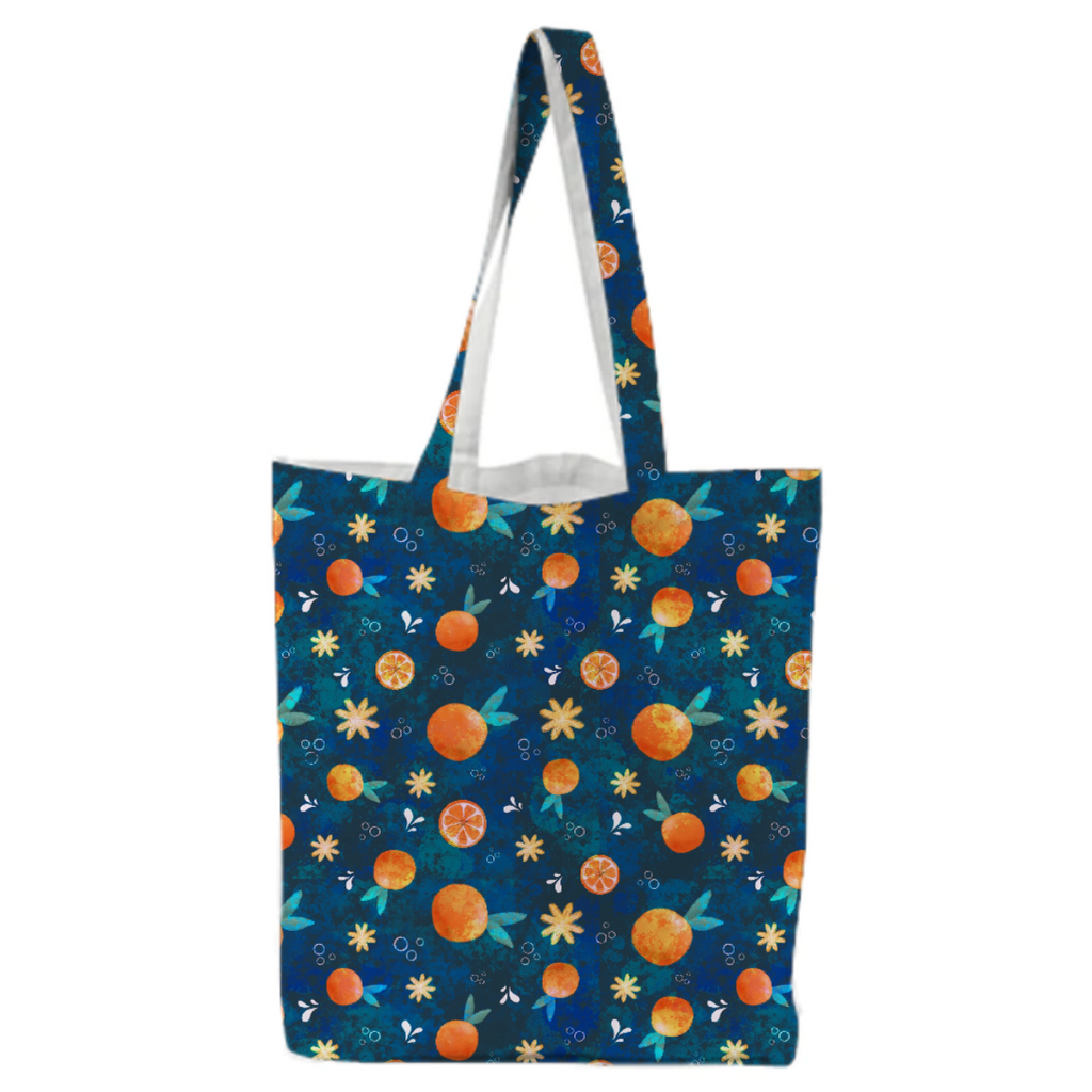 citrus bloom tote bag