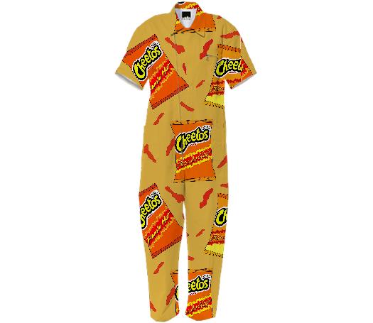Flamin Hot Cheetos Patterned onsie