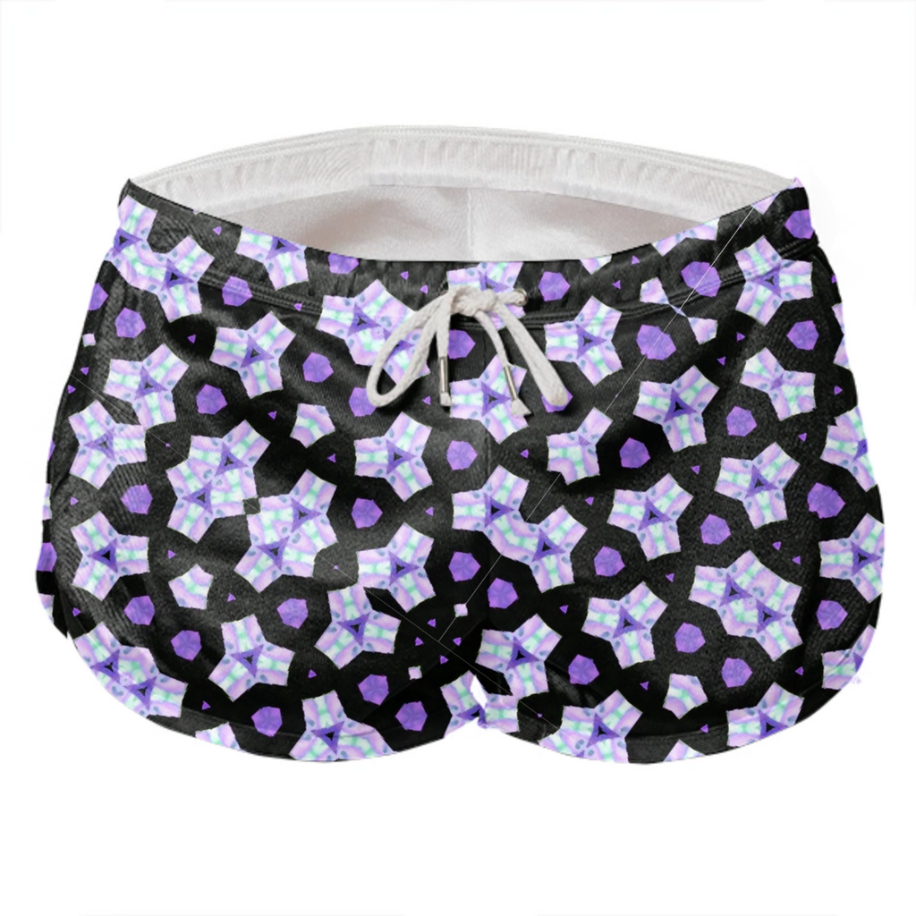 tile 2 short shorts purple