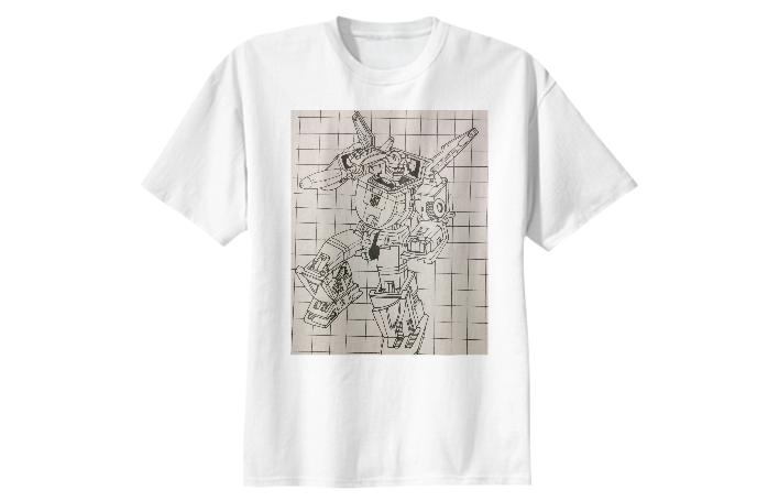 Placed Cotton T shirt